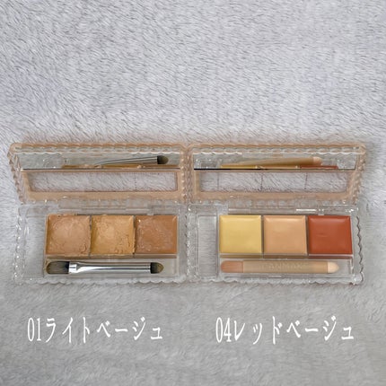 カラーミキシングコンシーラー/キャンメイク/パレットコンシーラーを使ったクチコミ(4枚目)