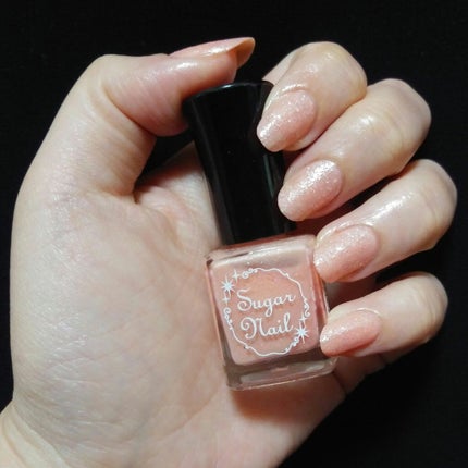 TM シュガーネイル(爪化粧料)のクチコミ「砂糖菓子を爪先に🍬
【使った商品】
TM シュガーネイル
【商品の特徴】
キャンドゥで購入で.....」(3枚目)