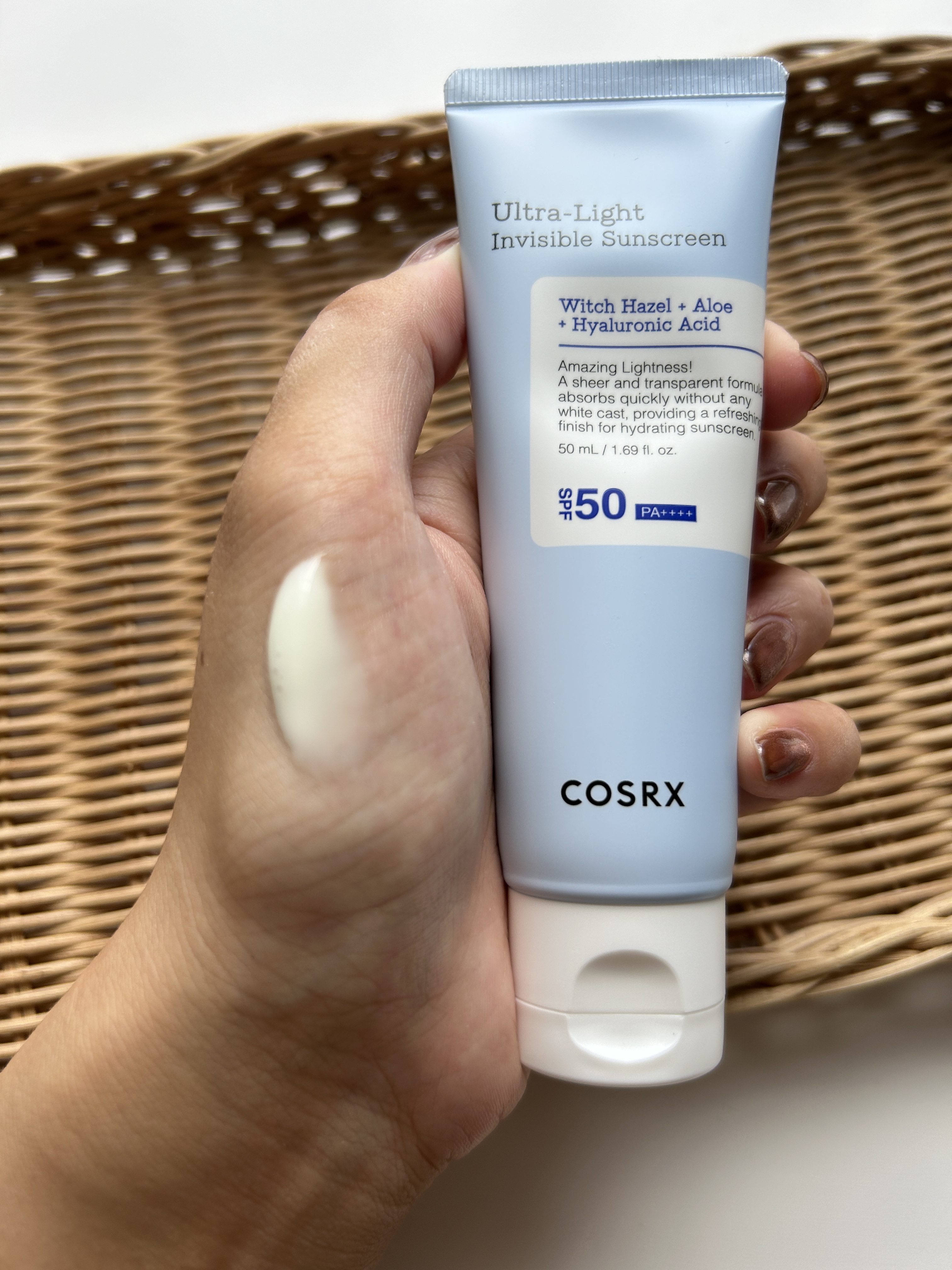 ウルトラライト透明UVクリーム/COSRX/日焼け止めクリームを使ったクチコミ（1枚目）