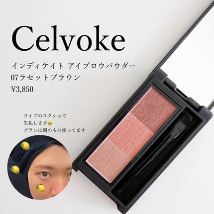 セルヴォーク インディケイトアイブロウパウダー/Celvoke/パウダーアイブロウを使ったクチコミ(5枚目)