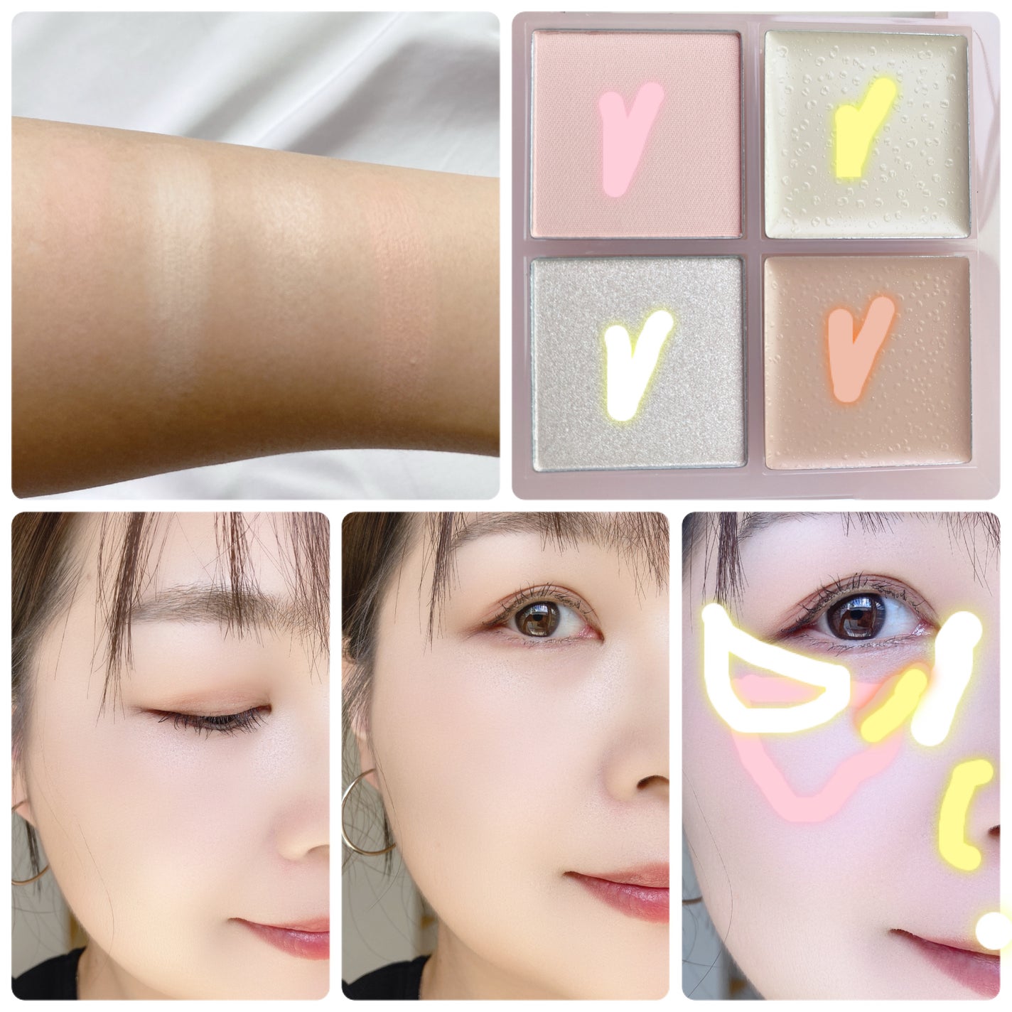 レイヤリングフェイスパレット/#CLOSET/パレットコンシーラーを使ったクチコミ(4枚目)