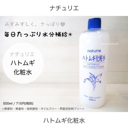 ハトムギ化粧水(ナチュリエ スキンコンディショナー R )/ナチュリエ/化粧水を使ったクチコミ(1枚目)