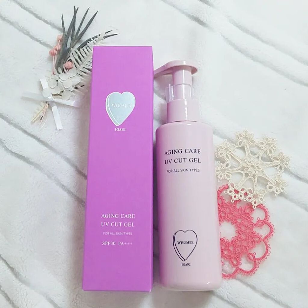 エイジングケアUVカットジェル/WHOMEE/日焼け止めジェルを使ったクチコミ（1枚目）