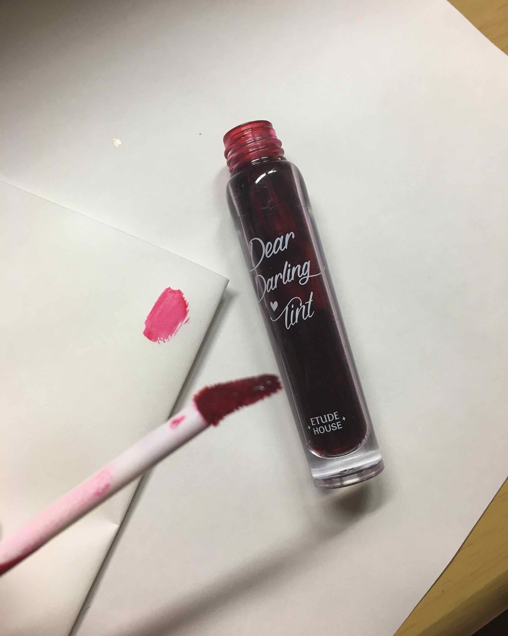 ディアダーリン ウォータージェルティント/ETUDE/リップティントを使ったクチコミ（3枚目）