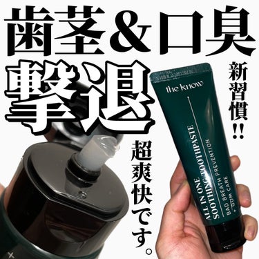 ALL IN ONE SOOTHING TOOTHPASTE/THE KNOW/歯磨き粉を使ったクチコミ（1枚目）