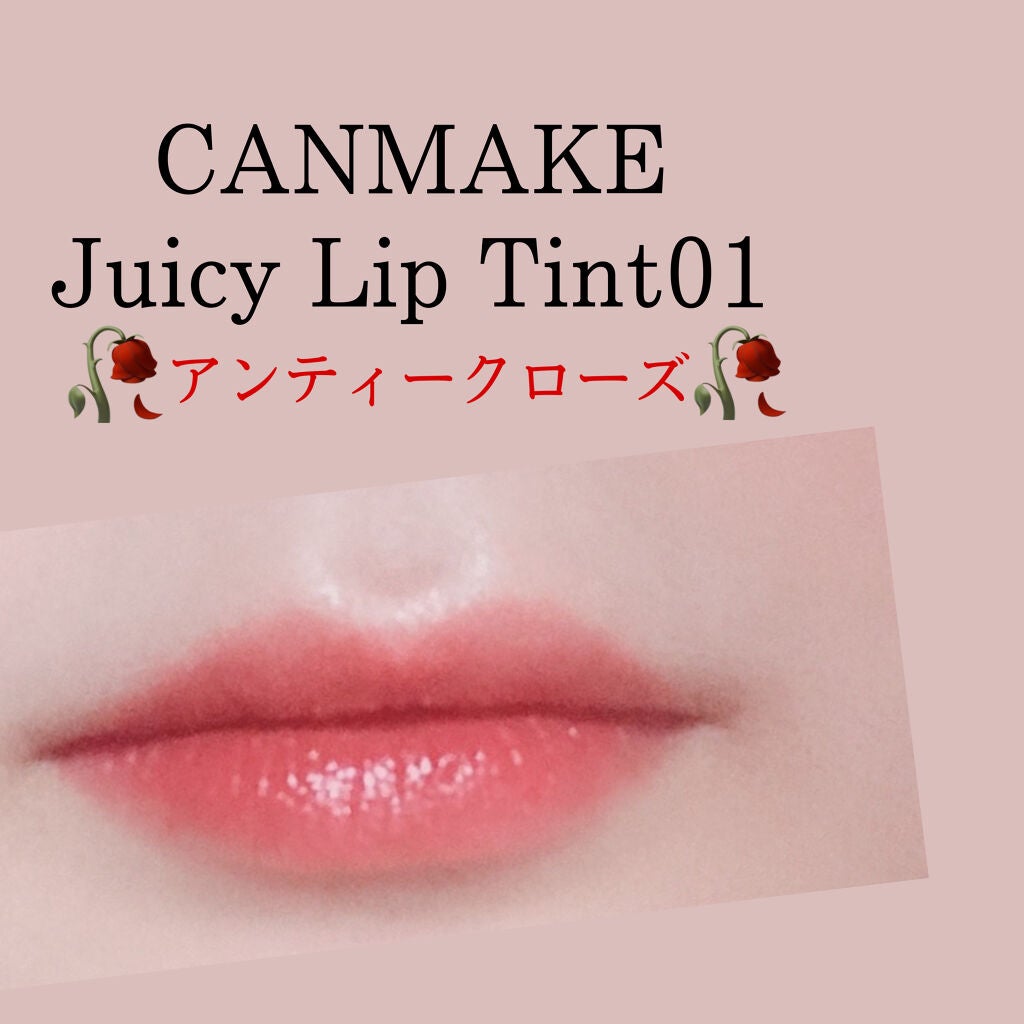 ジューシーリップティント/キャンメイク/口紅を使ったクチコミ(1枚目)