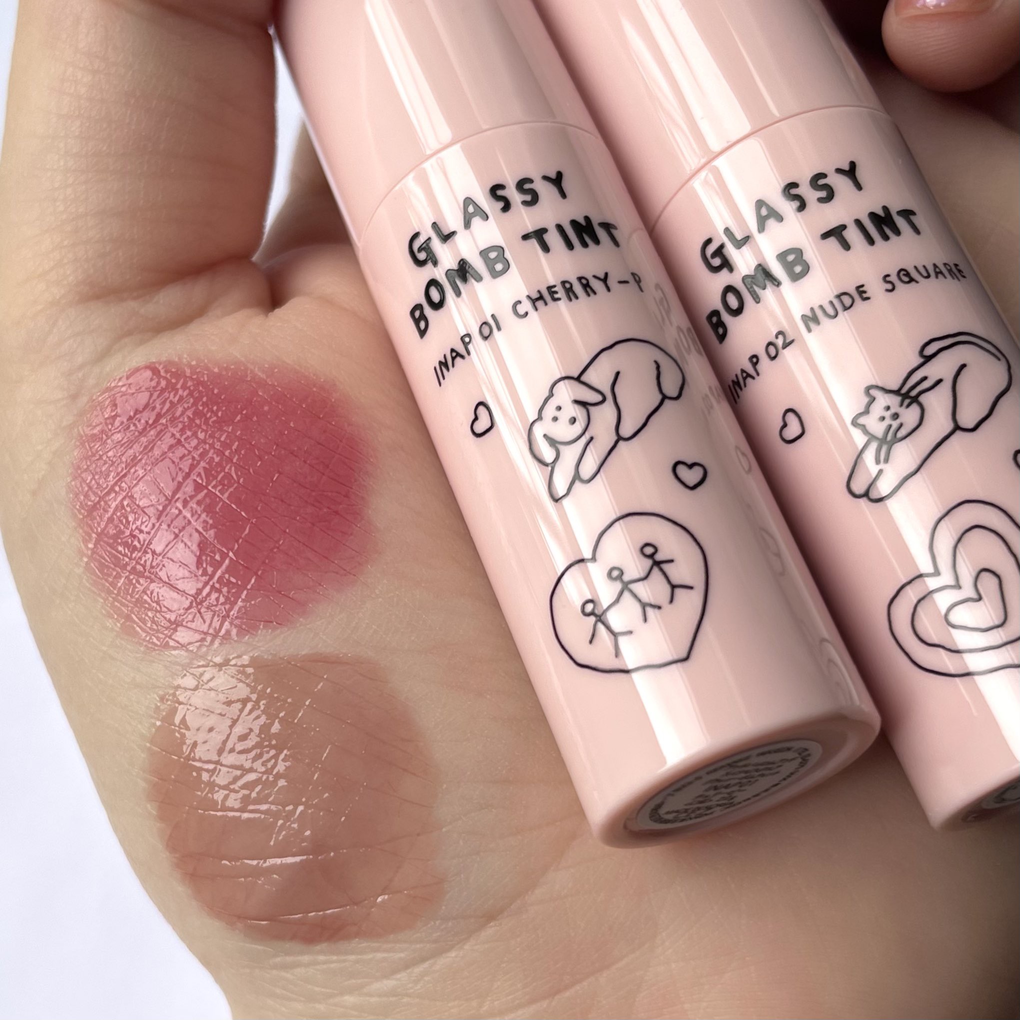 リップアンドチーク ブラーリープリンポット/fwee/口紅を使ったクチコミ（3枚目）