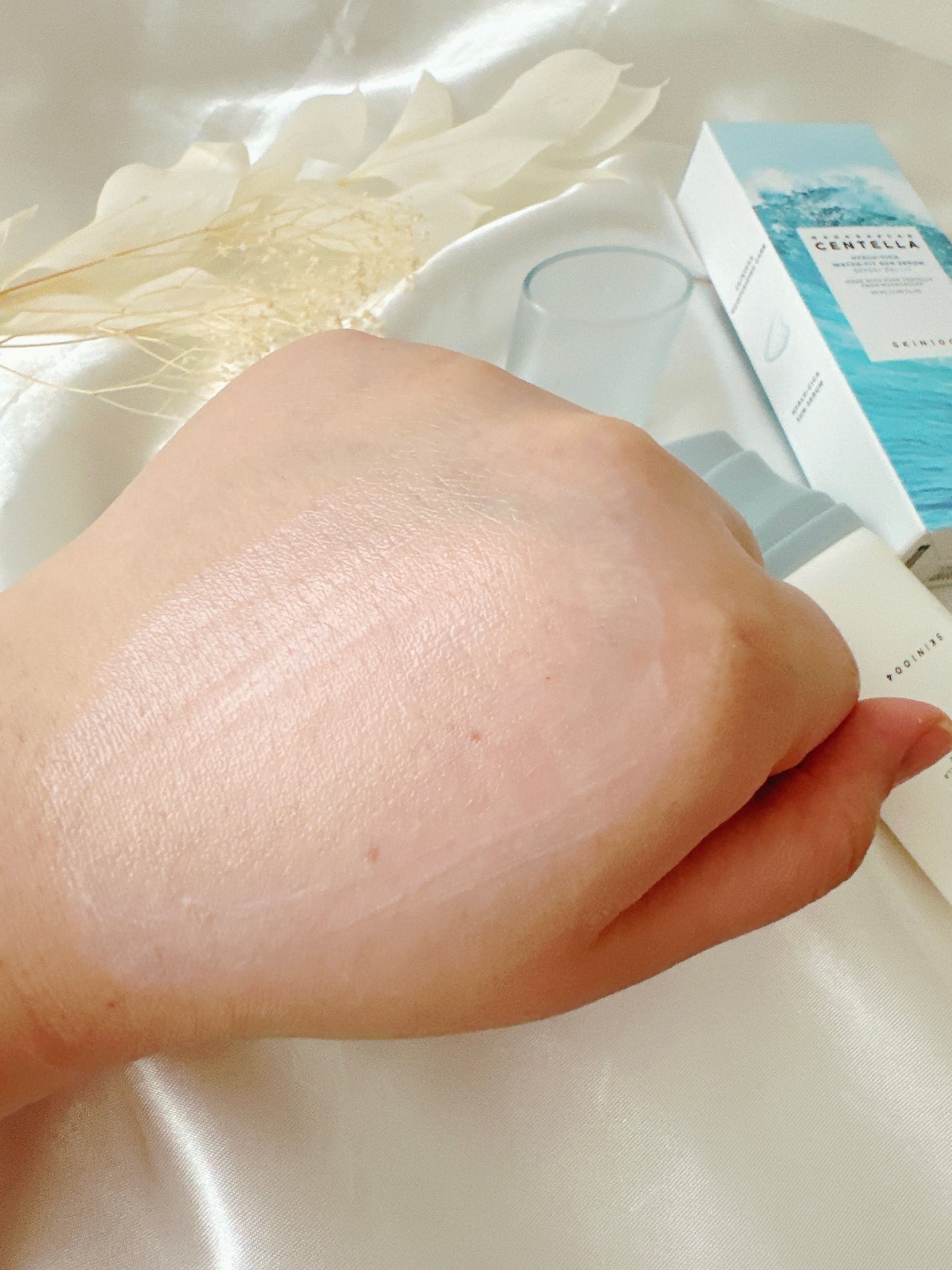 ヒアルーシカ ウォーターフィット サンセラム/SKIN1004/日焼け止めローションを使ったクチコミ(6枚目)