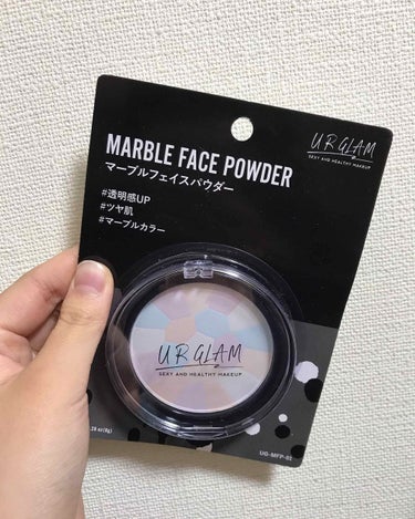 UR GLAM　MARBLE FACE POWDER/U R GLAM/プレストパウダーを使ったクチコミ（1枚目）