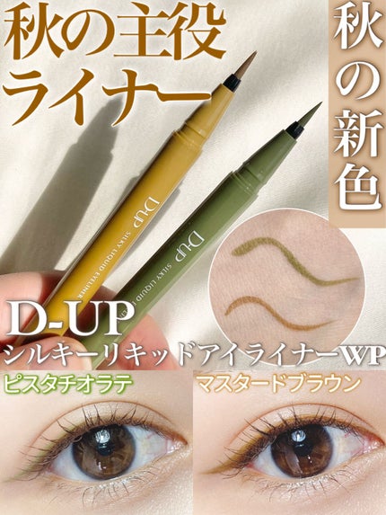 シルキーリキッドアイライナーWP/D-UP/リキッドアイライナーを使ったクチコミ(1枚目)