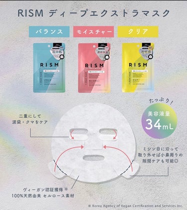 デイリーケアマスク クリア/RISM/シートマスク・パックを使ったクチコミ（6枚目）