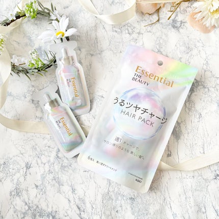 ザビューティ うるツヤチャージヘアパック/エッセンシャル/ヘアマスク・ヘアパックを使ったクチコミ(6枚目)
