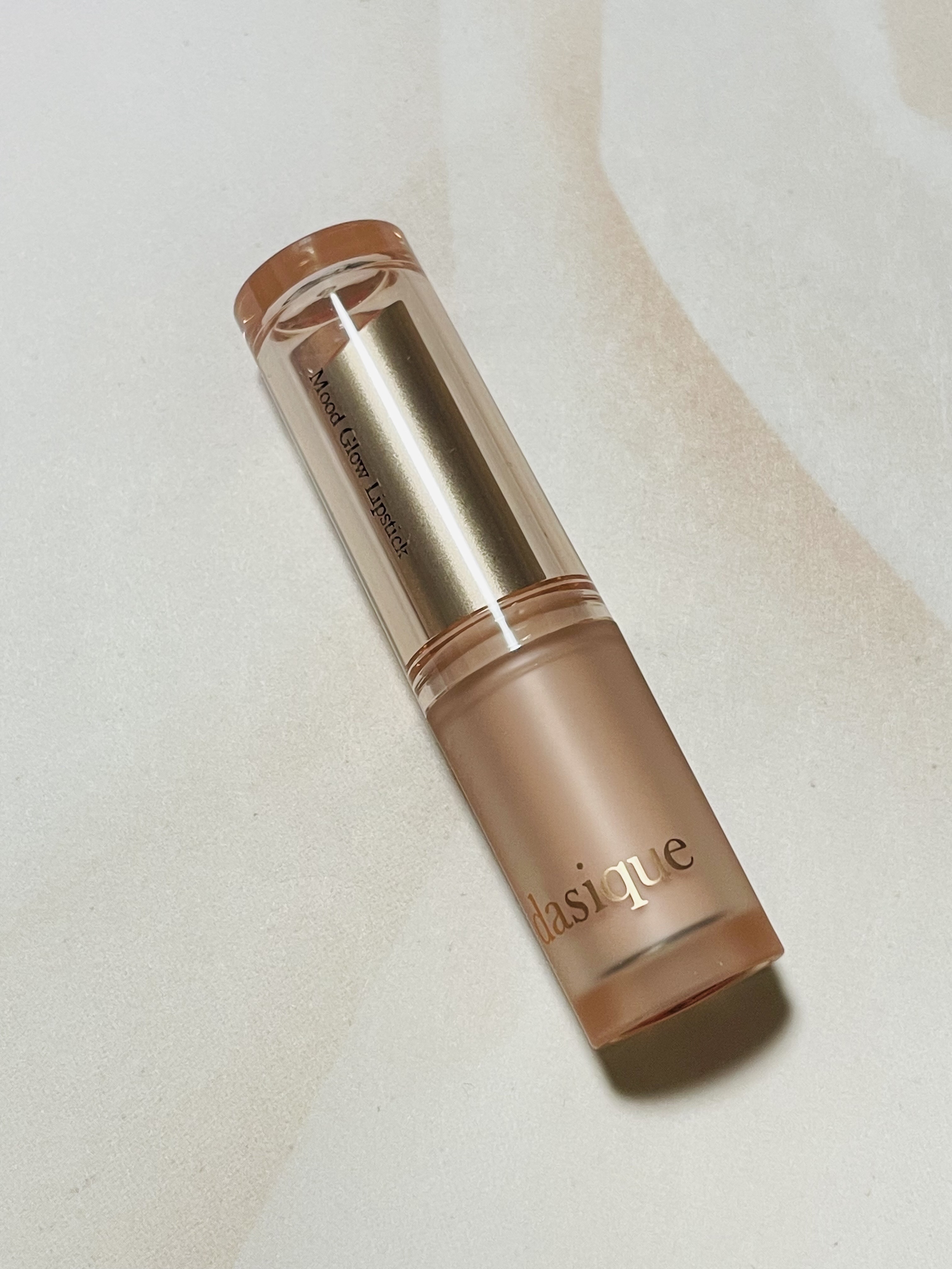 ムードグロウリップスティック 06 メロウコーラル/dasique/口紅を使ったクチコミ（2枚目）