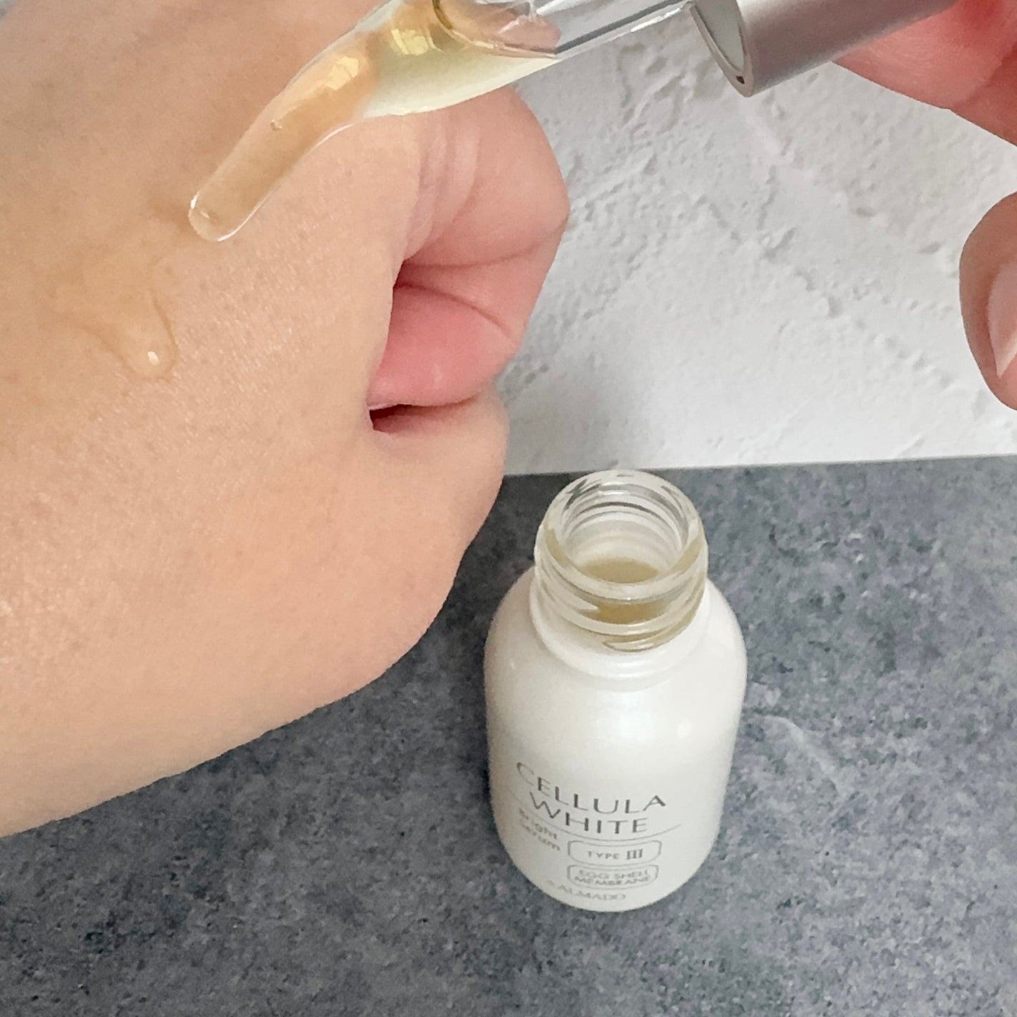 ホワイト ブライトセラム/CELLULA/美容液を使ったクチコミ(4枚目)