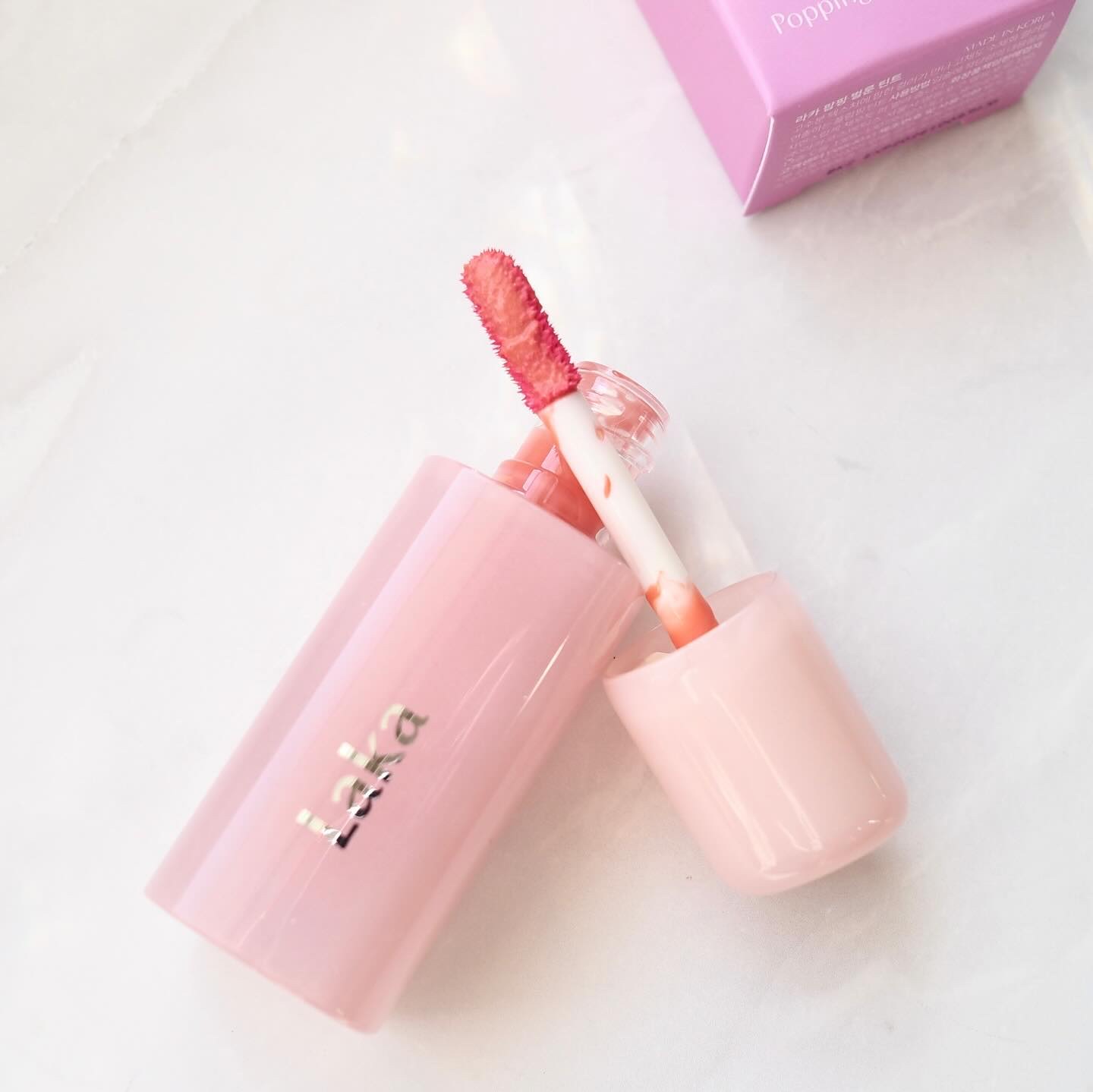 ポッピングバルーンティント/Laka/リップティントを使ったクチコミ（3枚目）