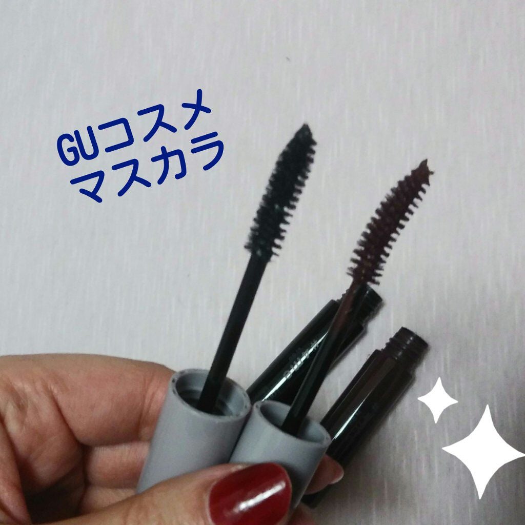 ロング&カールマスカラ/#4me by GU/マスカラを使ったクチコミ(1枚目)