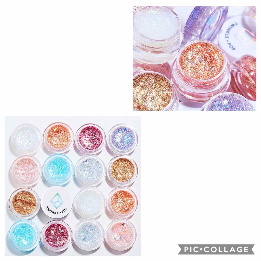 twinkle pop  jelly Glitter/CLIO/ジェル・クリームアイシャドウを使ったクチコミ（3枚目）