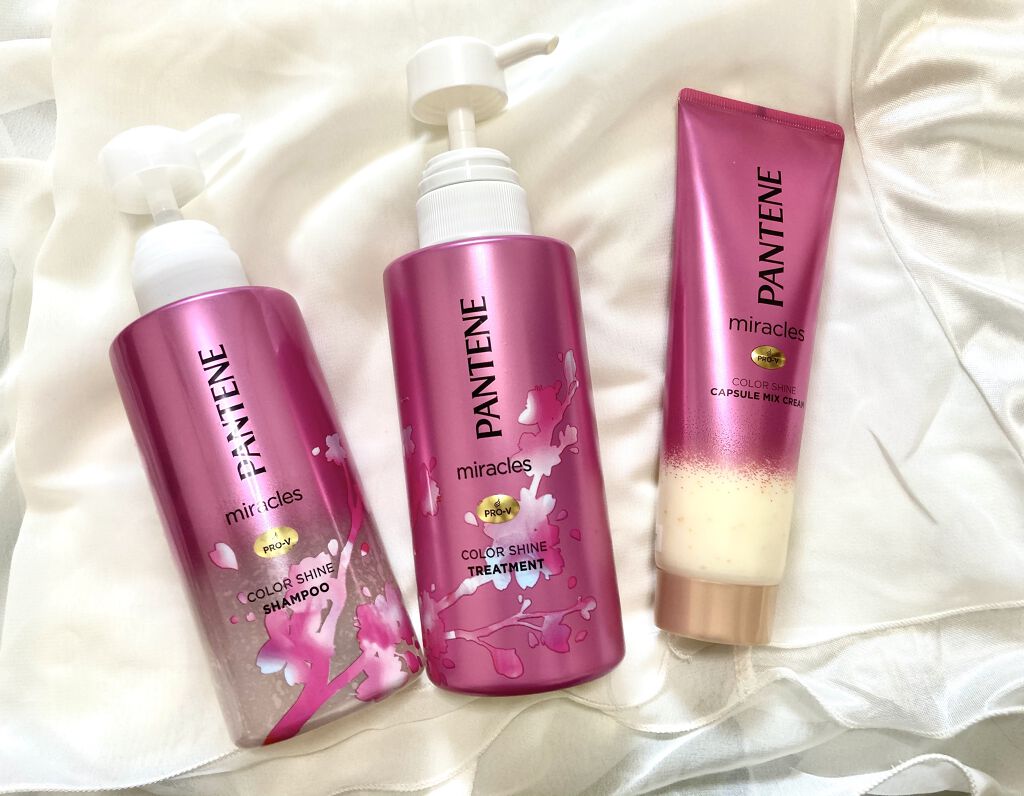 ミラクルズ カラーシャイン カプセルミックスクリーム/パンテーン/洗い流すヘアトリートメントを使ったクチコミ（1枚目）