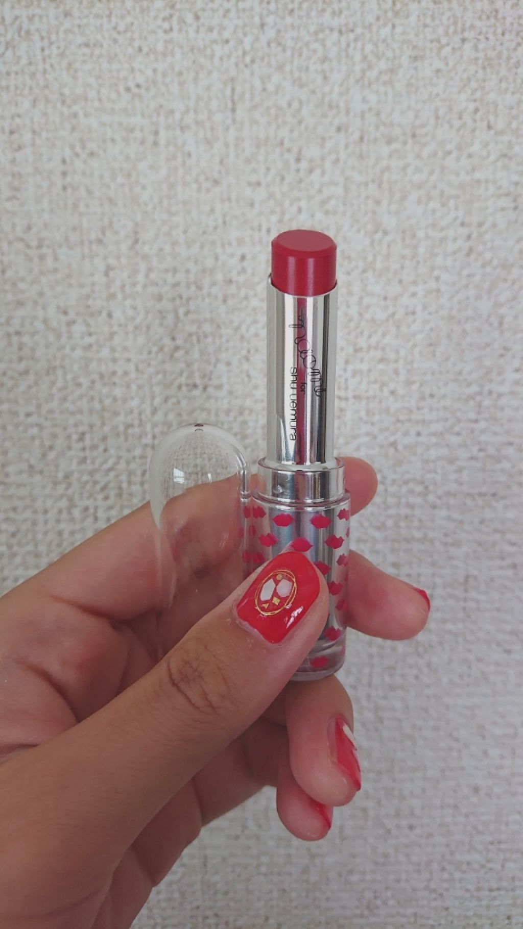 ルージュ アンリミテッド/shu uemura/口紅を使ったクチコミ(2枚目)