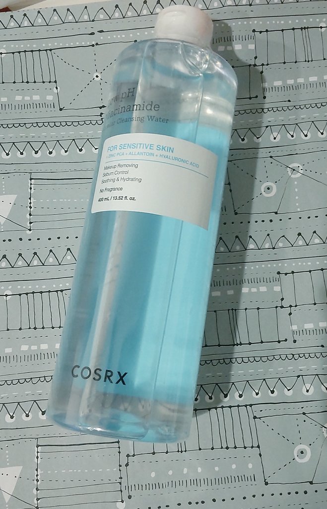 弱酸性 ナイアシンアミド ミセラークレンジングウォーター/COSRX/クレンジングウォーターを使ったクチコミ（1枚目）