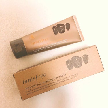 innisfree ヴォルカニックメルティングクレイマスクのクチコミ「大好きなイニスフリーのクレイマスク✨

今までは、#スーパーヴォルカニックポアクレイマスク が.....」（1枚目）