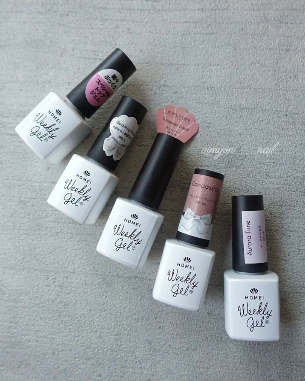 ウィークリージェル/HOMEI/ジェルネイルを使ったクチコミ(5枚目)