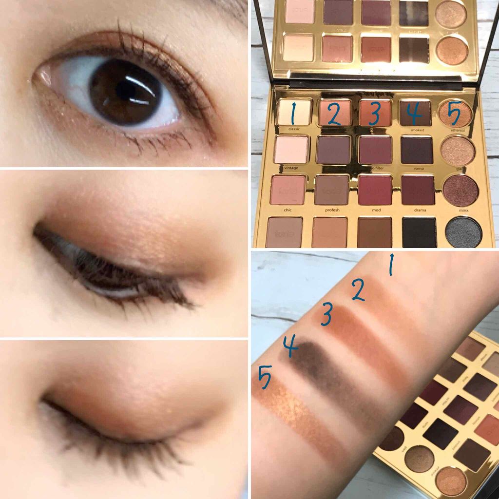 Amazonian clay matte Palette/tarte/アイシャドウパレットを使ったクチコミ（2枚目）