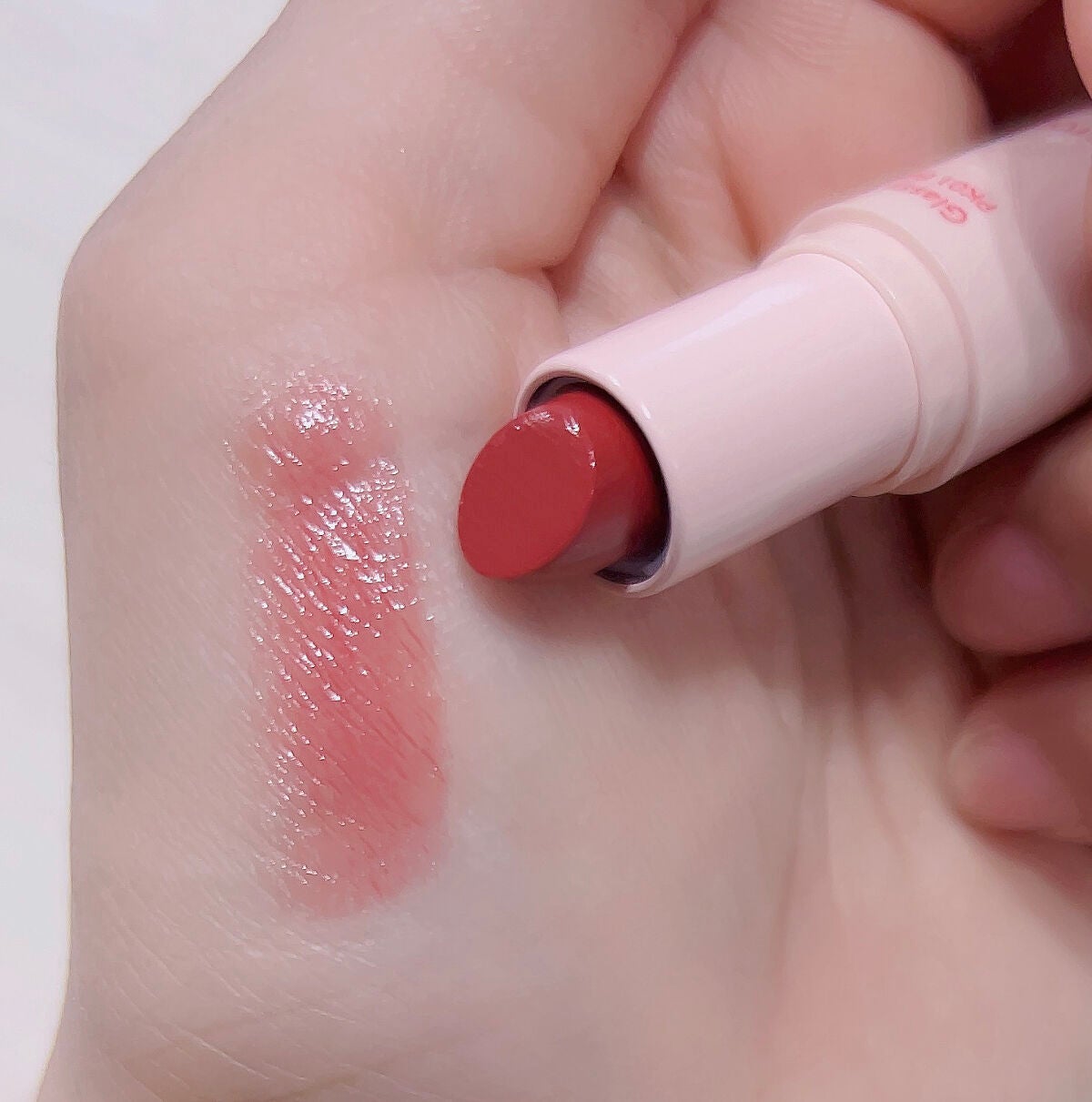 アンドバイロムアンド グラッシーバーム/&nd by rom&nd/口紅を使ったクチコミ(5枚目)