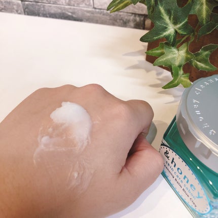 アンドハニー サボン クレンジングバーム ブルークレイ/&honey/クレンジングバームを使ったクチコミ(3枚目)