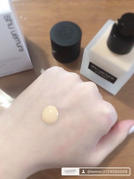 (旧)アンリミテッド ラスティング フルイド/shu uemura/リキッドファンデーションを使ったクチコミ(3枚目)