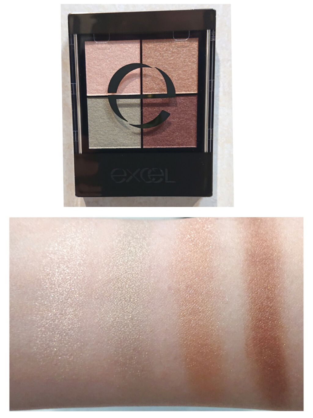 リアルクローズシャドウ/excel/アイシャドウパレットを使ったクチコミ(1枚目)