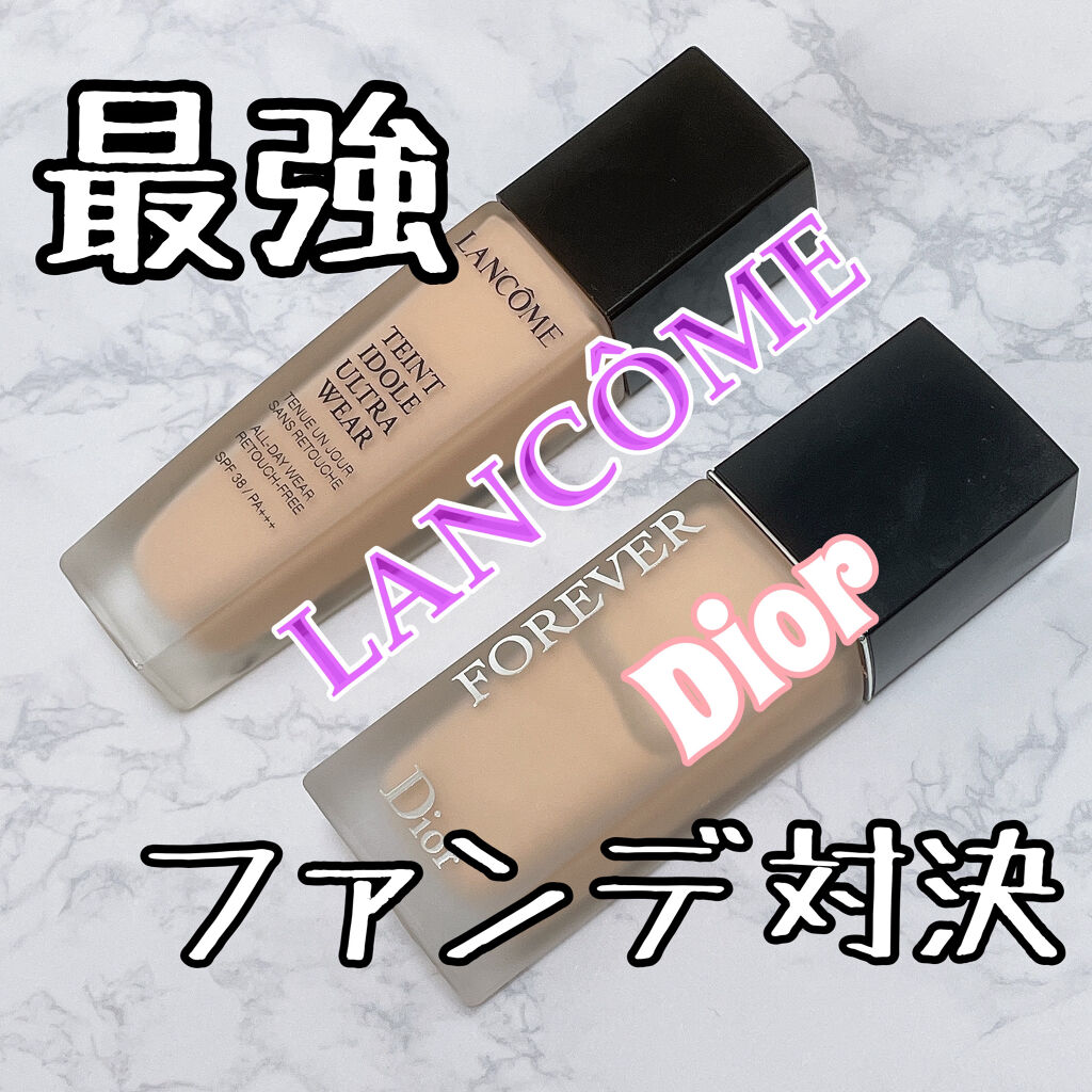 タンイドル ウルトラ ウェア リキッド/LANCOME/リキッドファンデーションを使ったクチコミ（1枚目）