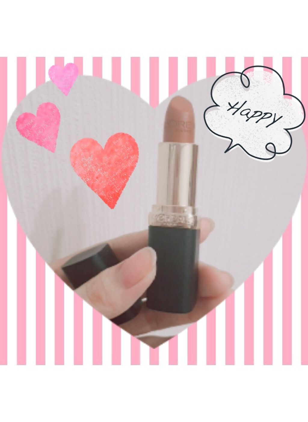 カラーリッシュモイストマットN/ロレアル パリ/口紅を使ったクチコミ(3枚目)