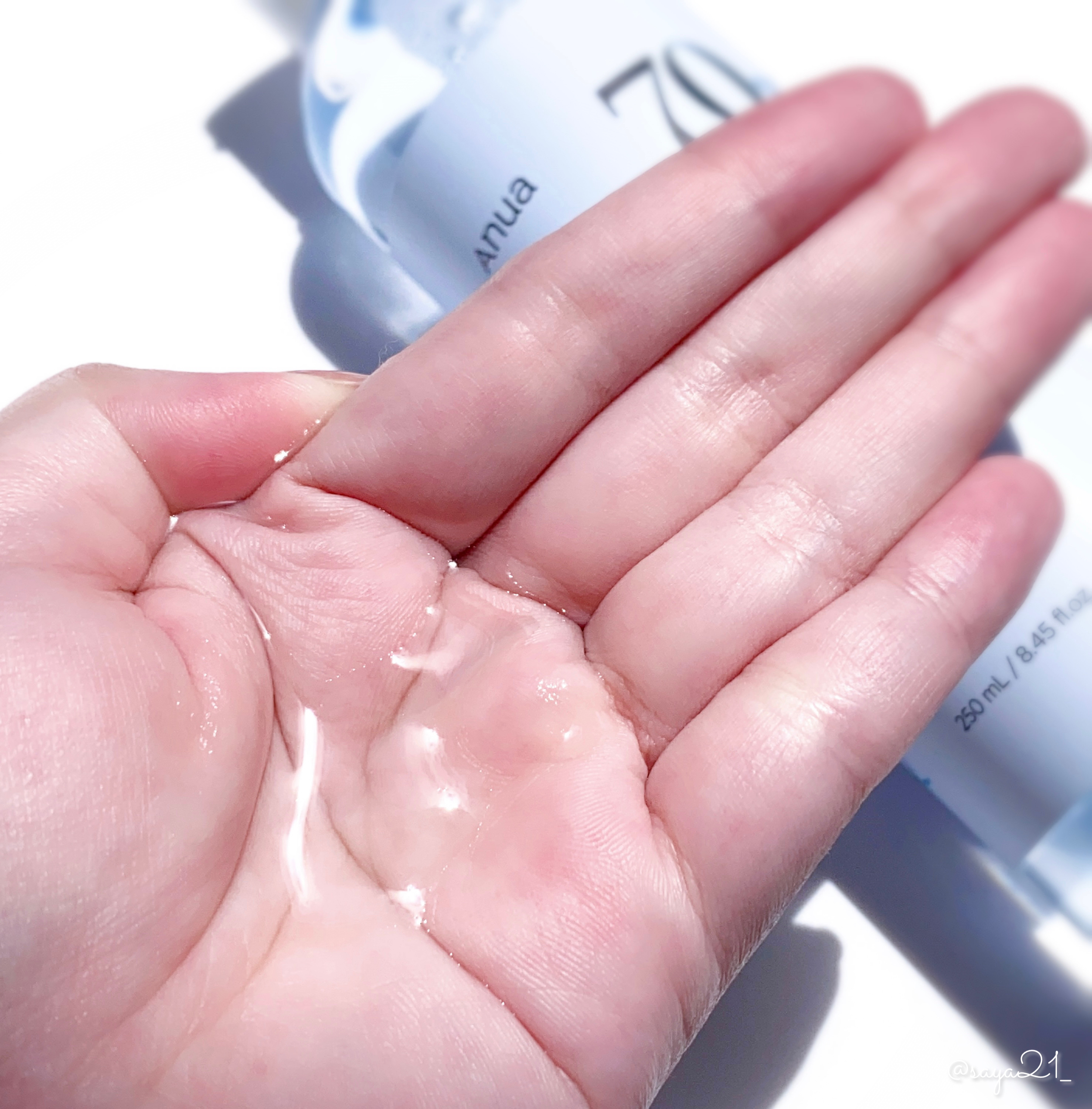 Anua シラカバ 70% 水分ブースティングトナーのクチコミ「\ 暑い夏のスキンケアにピッタリなAnuaのシラカバトナー🦈𓂃𓈒𓏸︎︎︎︎ /

⚜️Anua.....」（3枚目）