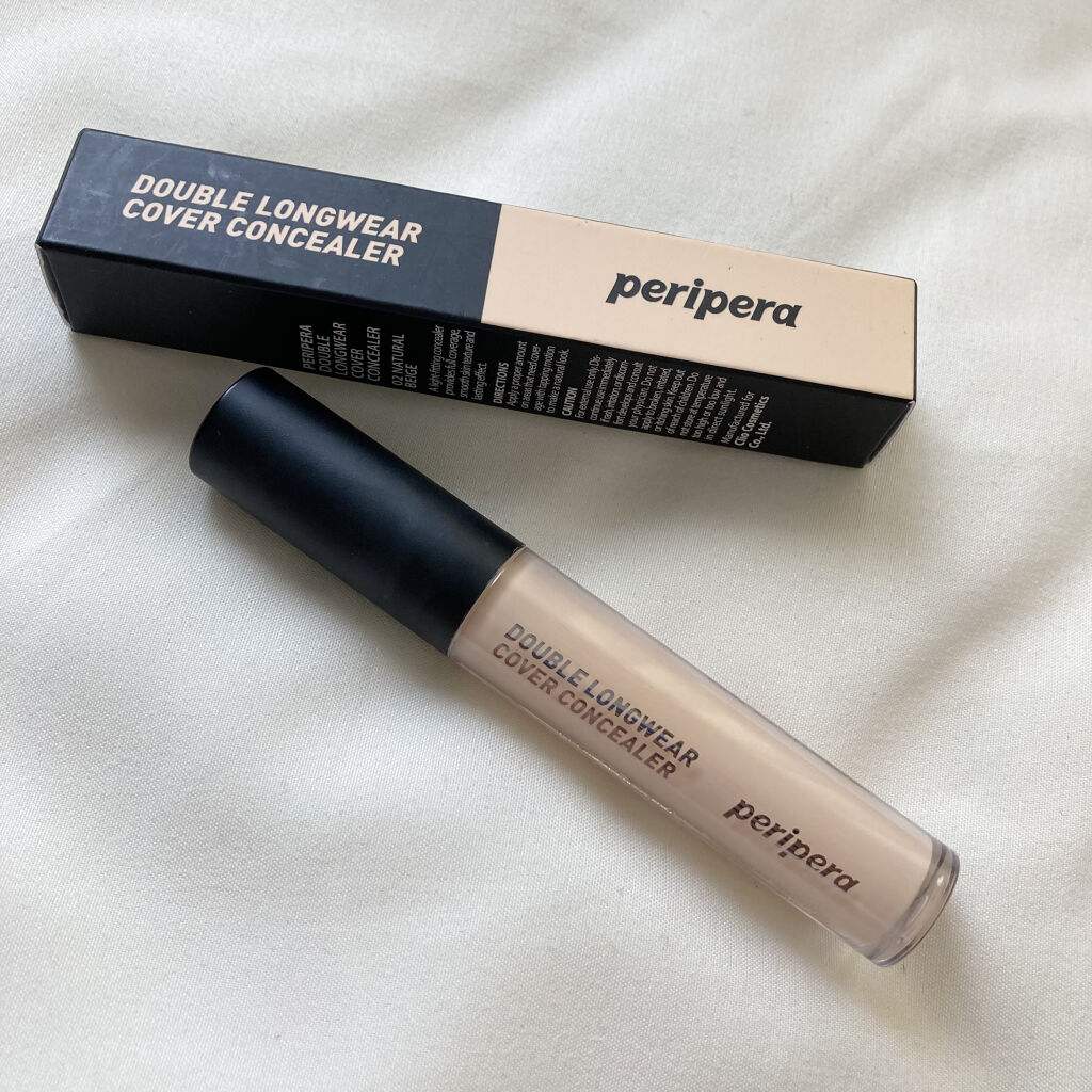 ダブル ロングウェアー カバー コンシーラー 02 NATURAL BEIGE/PERIPERA/リキッドコンシーラーを使ったクチコミ（1枚目）