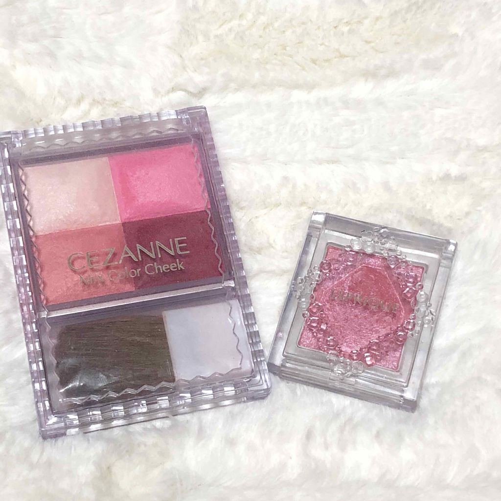 ミックスカラーチーク/CEZANNE/パウダーチークを使ったクチコミ（1枚目）