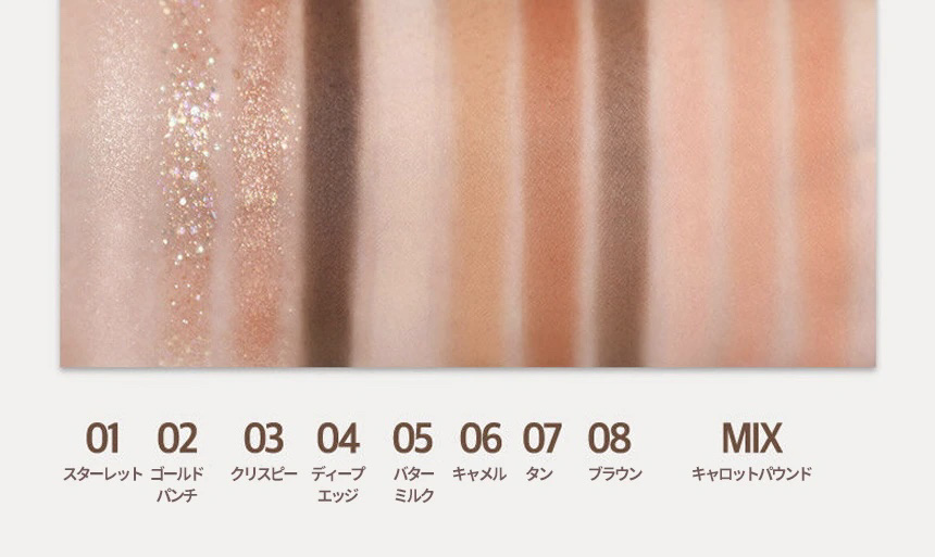 ミックスブラーリングアイパレット/wakemake/マルチパレットを使ったクチコミ（3枚目）