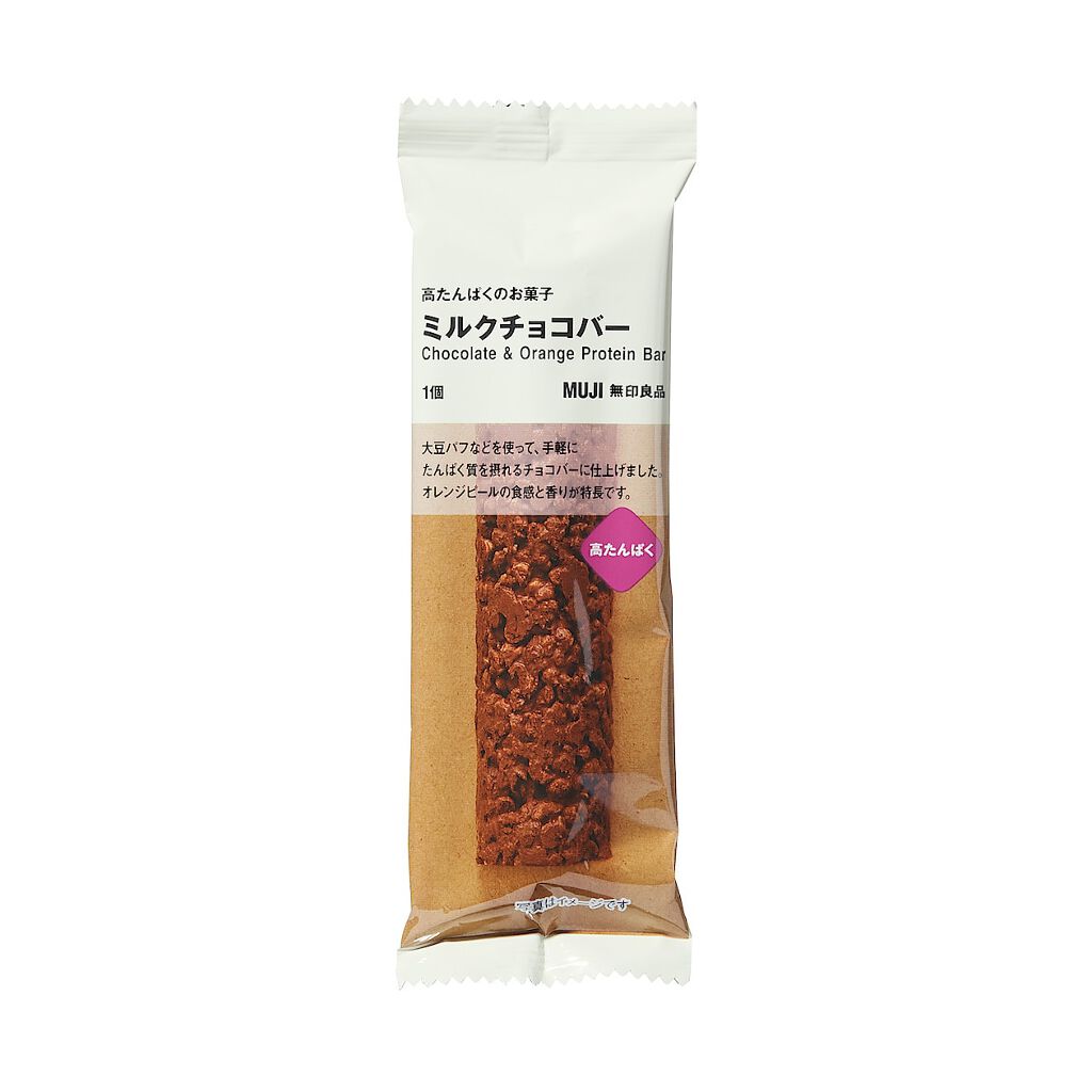 高たんぱくのお菓子 ミルクチョコバー / 無印良品