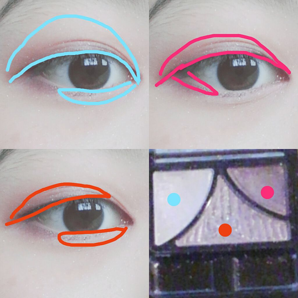 ジューシーピュアアイズ/キャンメイク/アイシャドウパレットを使ったクチコミ(2枚目)