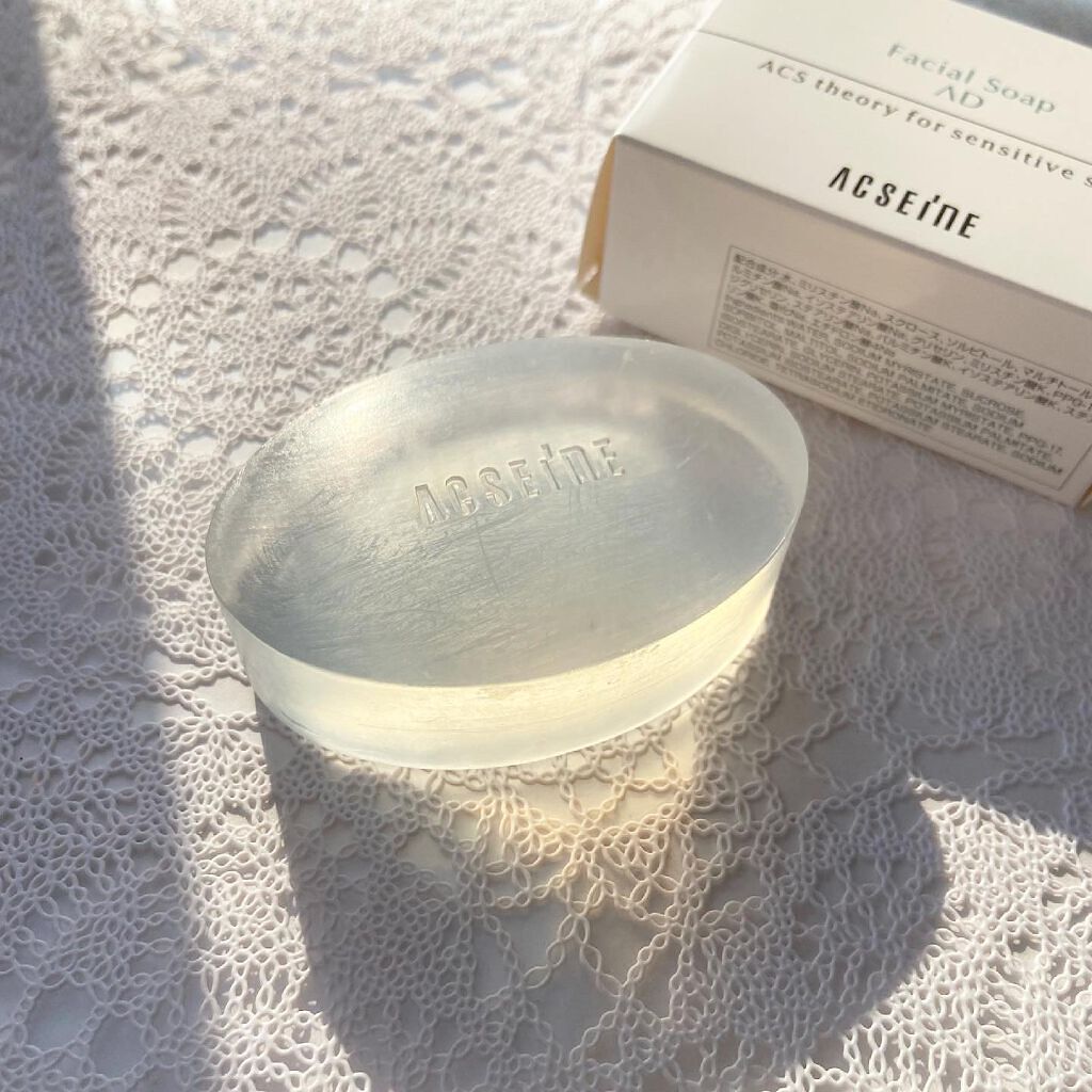 フェイシャルソープ AD/ACSEINE/洗顔石鹸を使ったクチコミ(3枚目)