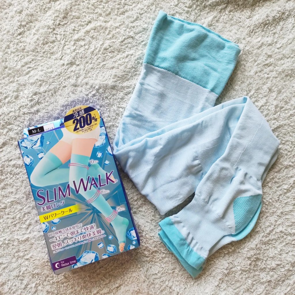美脚ロング 朝までクール/SLIMWALK/着圧ソックス・レギンスを使ったクチコミ（1枚目）