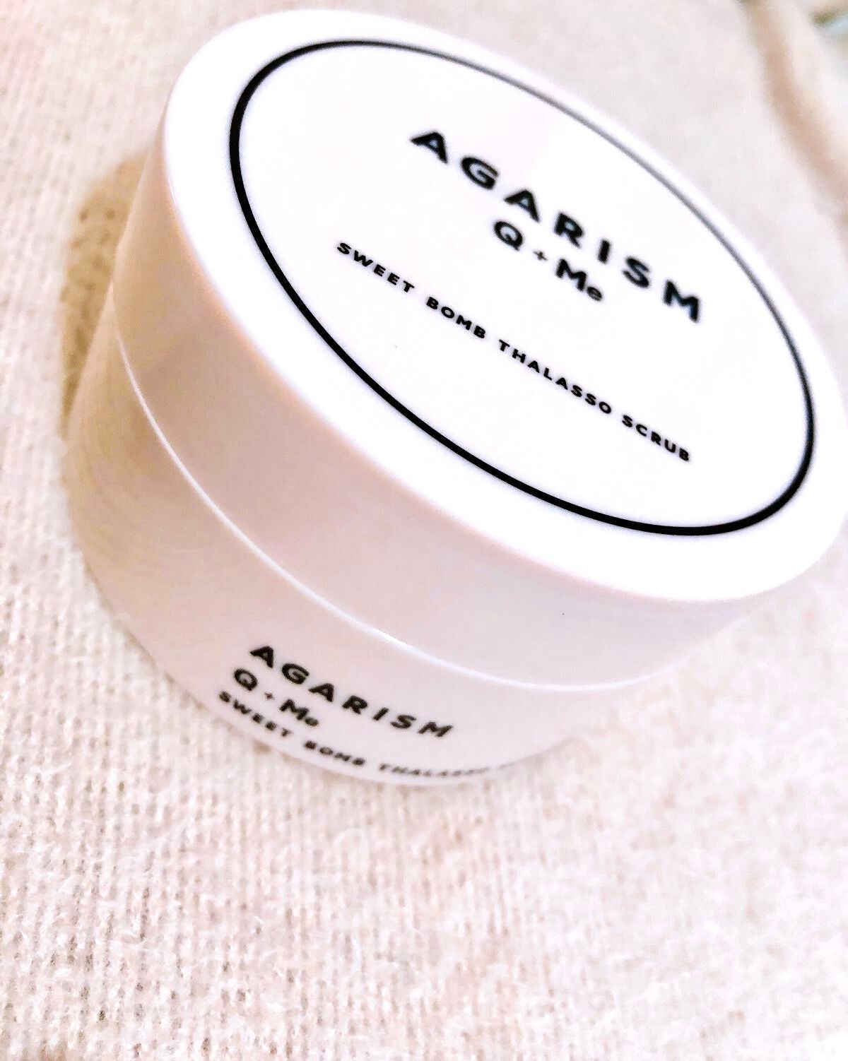 Q+Me スウィート ボム タラソ スクラブ/AGARISM/バスト・ヒップケアを使ったクチコミ(1枚目)