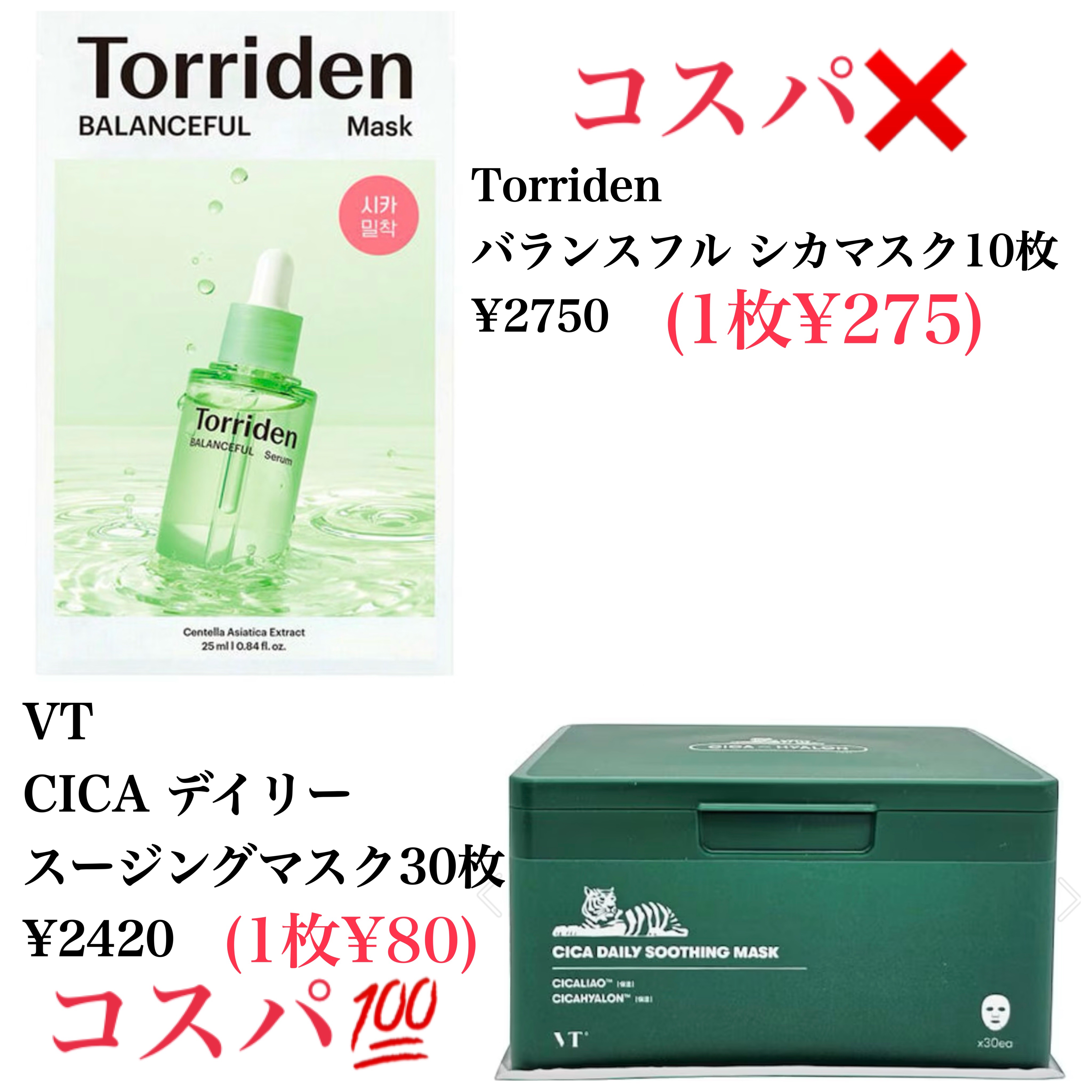 CICA デイリースージングマスク/VT/シートマスク・パックを使ったクチコミ（2枚目）