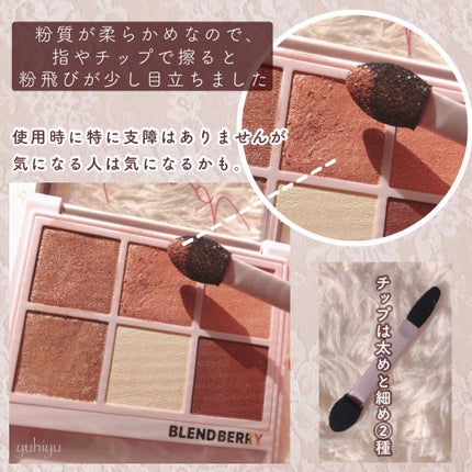 オーラクリエイション/BLEND BERRY/アイシャドウパレットを使ったクチコミ(4枚目)