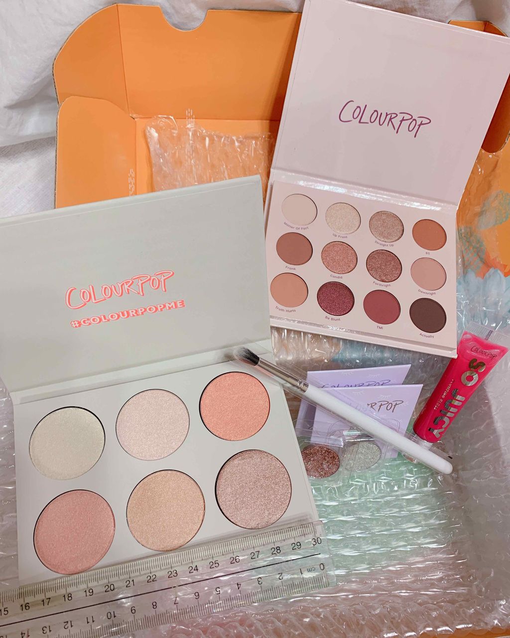 Give It To Me Straight/ColourPop/アイシャドウパレットを使ったクチコミ（2枚目）