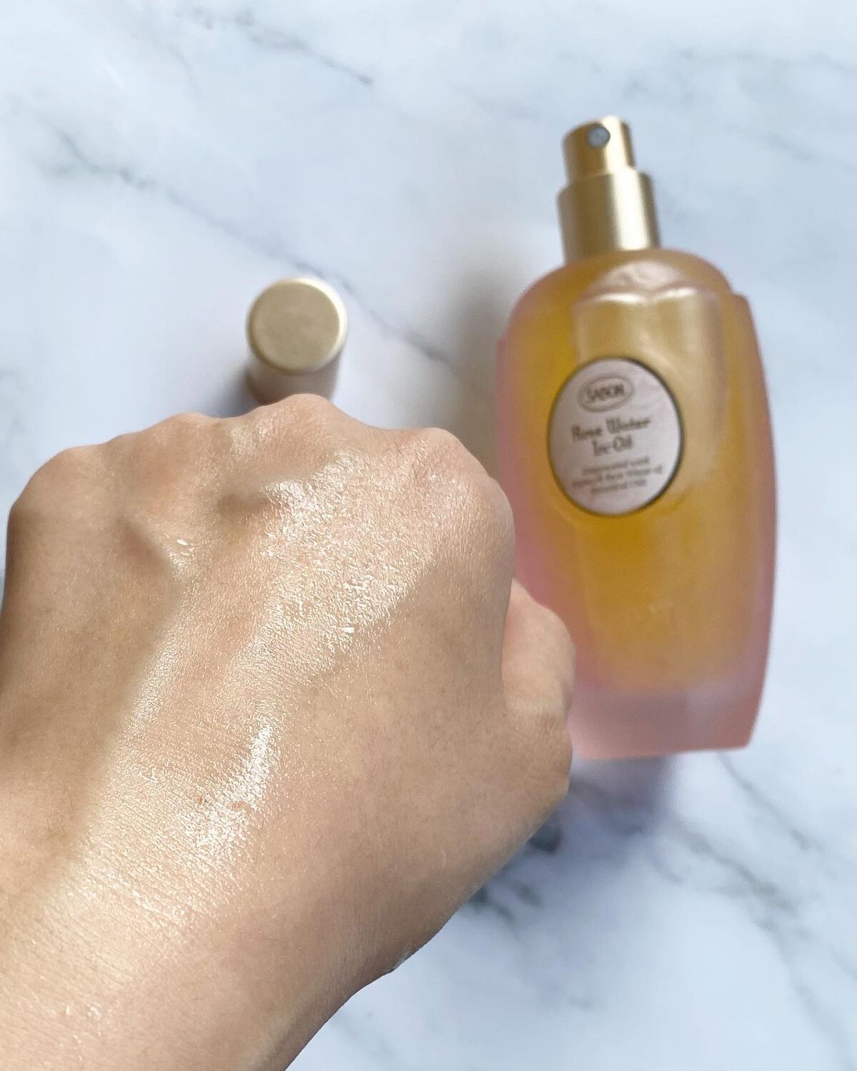 ローズウォーターインオイル/SABON/ミスト状化粧水を使ったクチコミ(3枚目)