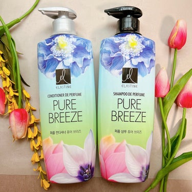 Perfume PURE BREEZE シャンプー／コンディショナー コンディショナー 600ml/Elastine(韓国)/シャンプー・コンディショナーを使ったクチコミ（1枚目）