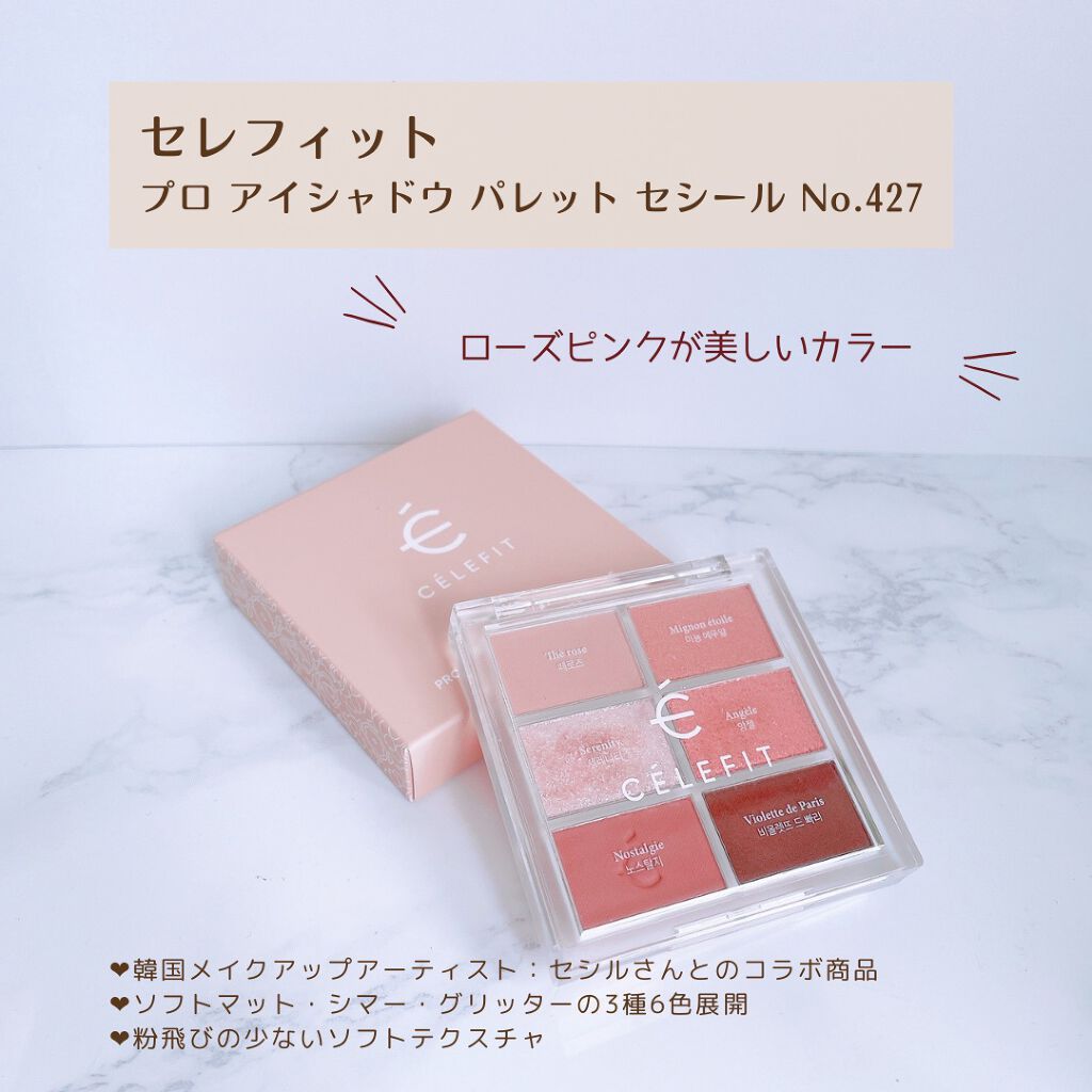 プロアイシャドウパレットセシル/CELEFIT/アイシャドウパレットを使ったクチコミ(2枚目)