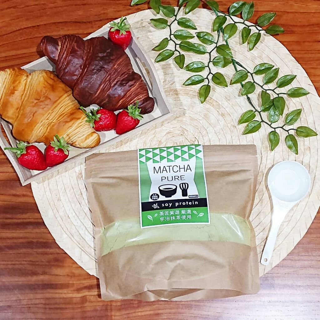 MATCHA PURE(プロテインパウダー)/ピュアパートナー/ソイプロテインを使ったクチコミ(3枚目)