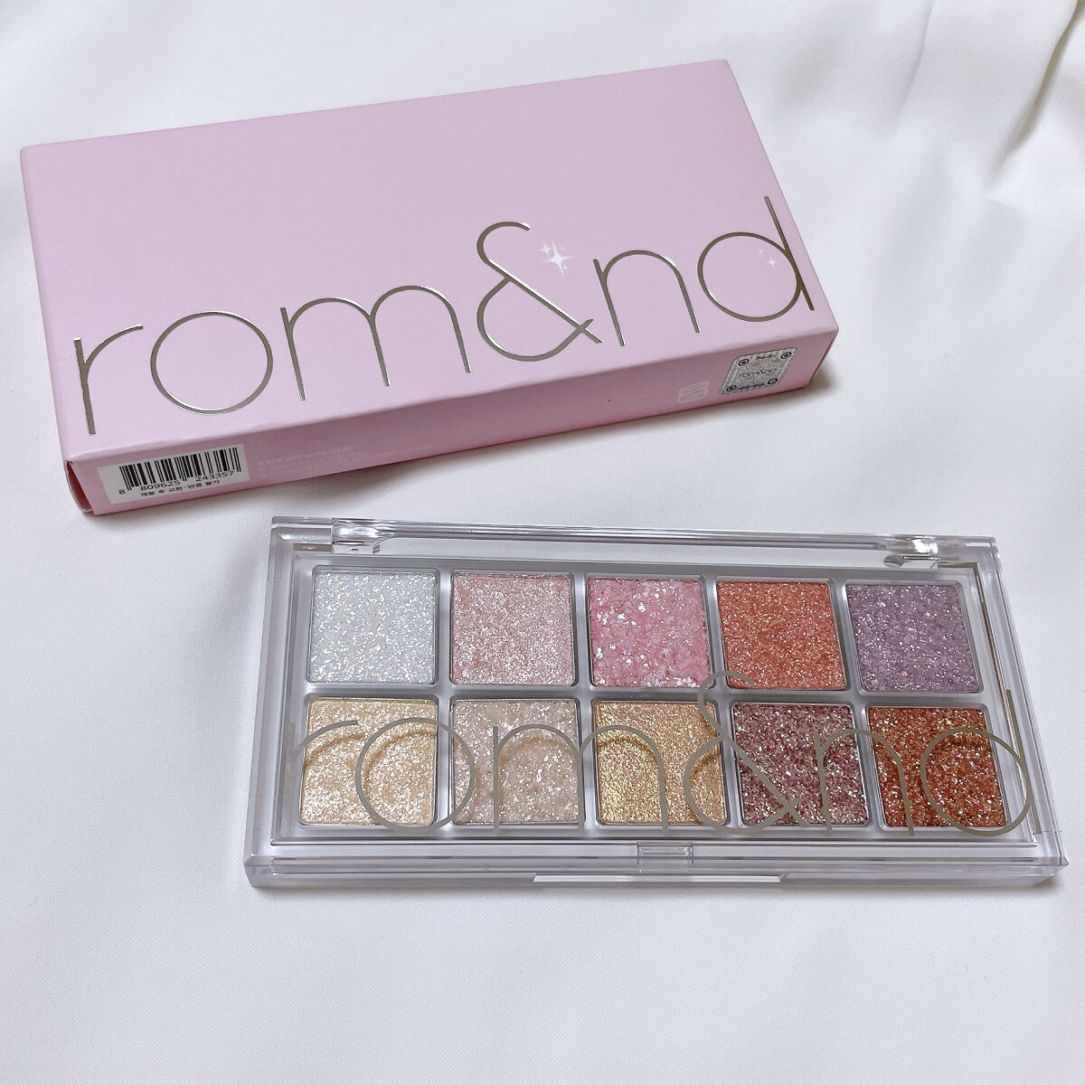 ベターザンパレット/rom&nd/アイシャドウパレットを使ったクチコミ（2枚目）